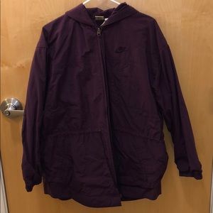 Retro Nike Jacket (rain jacket type material)